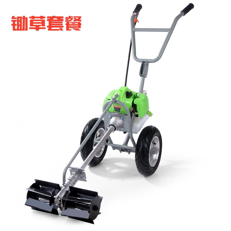 手推多功能轻便型锄草机除草机松土机微耕机耕地机割草机锄地机图2