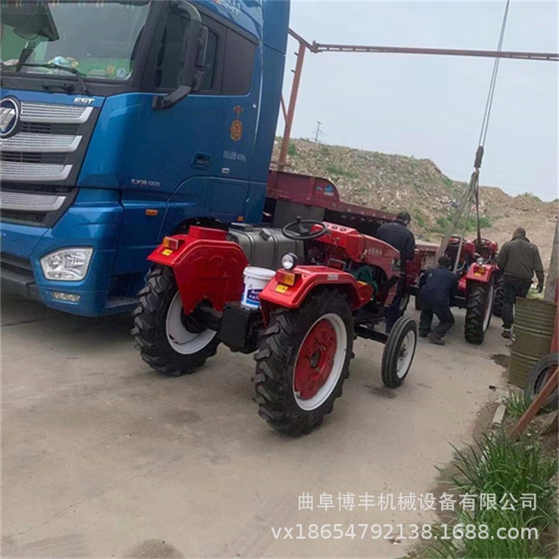 单缸28马力四轮拖拉机 四轮旋耕打田机 大棚王四轮旋耕拖拉机厂家图4