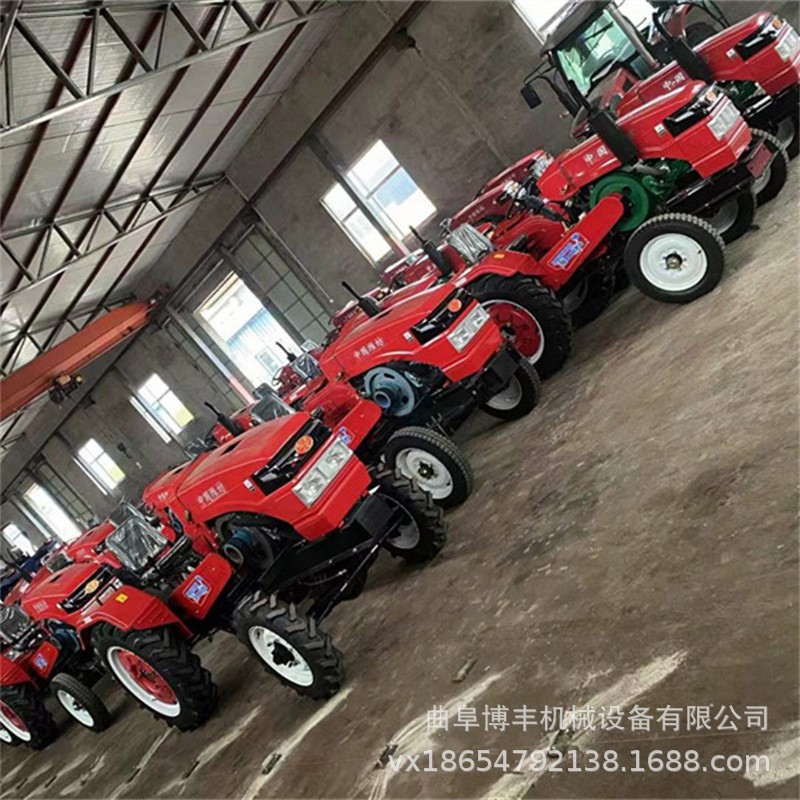 单缸28马力四轮拖拉机 四轮旋耕打田机 大棚王四轮旋耕拖拉机厂家图2
