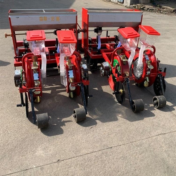 四行农用花生播种机 小型玉米播种器 起垄覆膜播种机图3