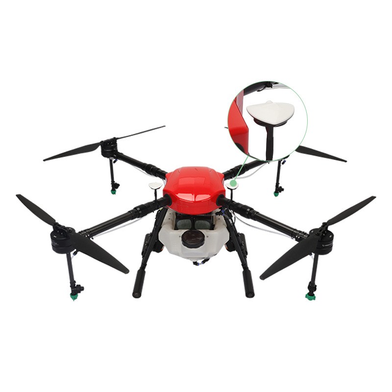 农用植保无人机打药 喷洒农药10L高空播种四轴 农业打药无人机青图2
