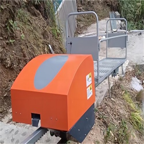 山地果园单轨道运输车全地形农用爬坡搬运车电动单轨运输车图2