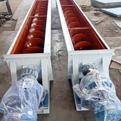 绞龙提升机 不锈钢螺旋粮食输送机 U型管式给料机可定做