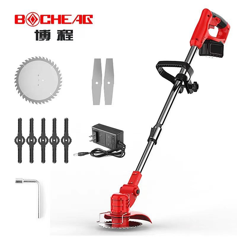 电动割草机锂电除草机多功能小型家用手持锂电打草机充电锄 草神器