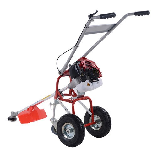 二冲程小型推手式两轮割草机汽油绿篱修剪小型家用剪草割灌机