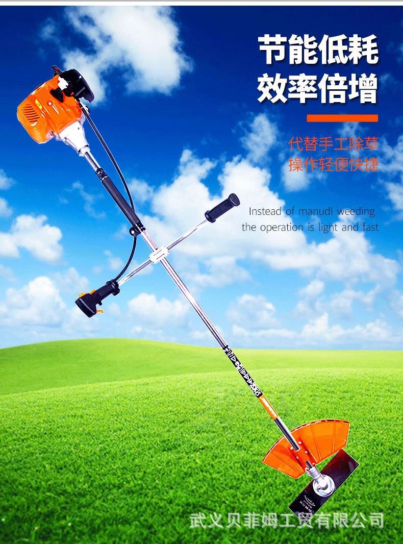 强力推荐40F-5款优质侧挂式割灌机,草坪机 水稻玉米收割机割草机图3