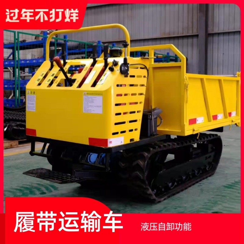 山地履带运输车 全地形农业果园搬运车 自卸式小型爬山虎图4