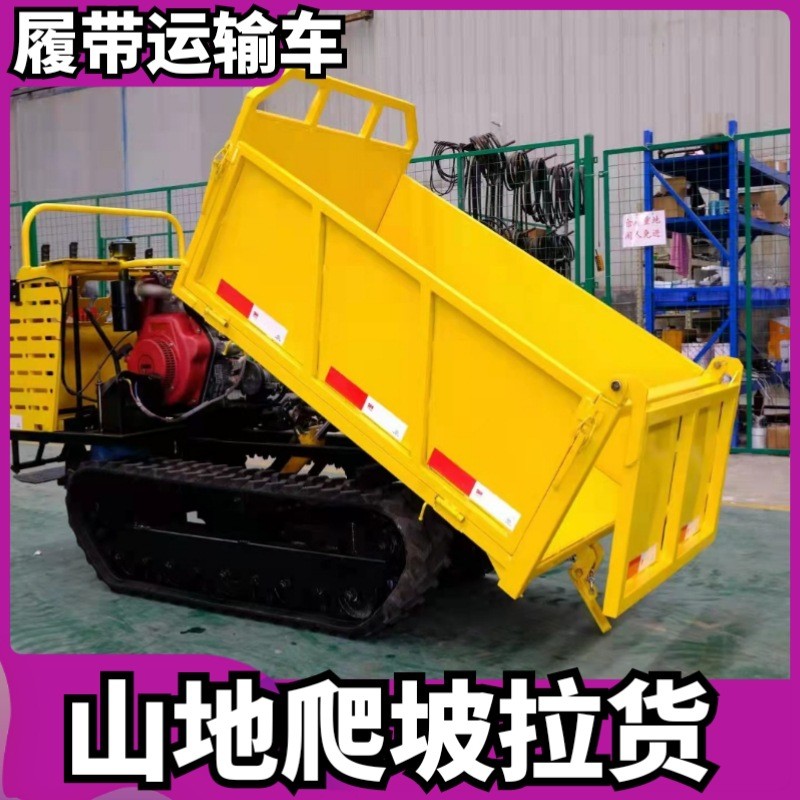 山地履带运输车 全地形农业果园搬运车 自卸式小型爬山虎图3