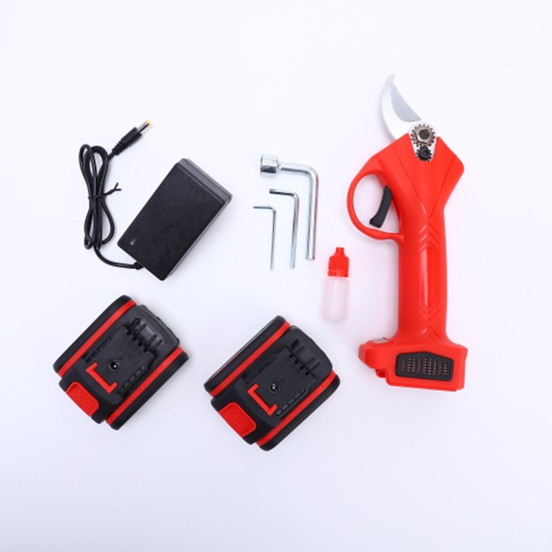 电动修枝剪果树剪刀锂电池电动剪刀机充电式剪修枝专用剪不 锈钢图2