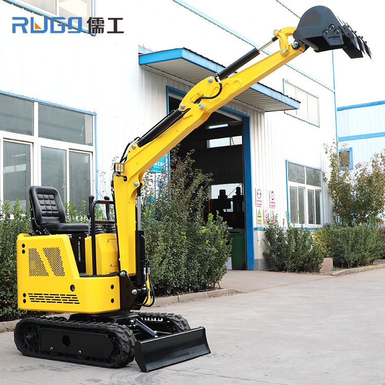 儒工履带式多功能小型挖掘机农田果园挖沟小挖机微型工程挖掘机图4
