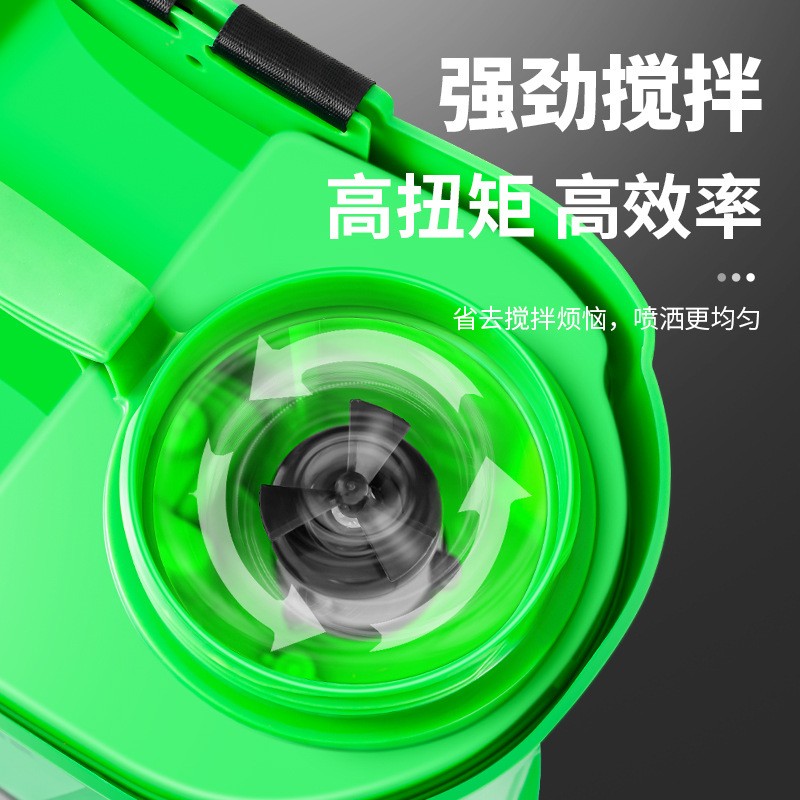 打农药全自动搅拌洗瓶功能电动喷雾器农用背负式电动打药喷雾器图4