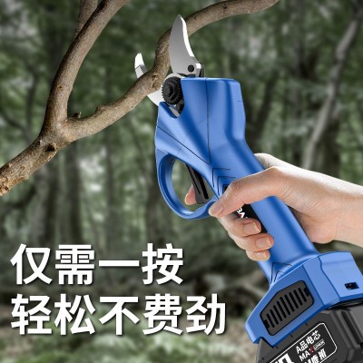 电动剪刀充电式园林果树修枝剪锂电剪树枝剪树电剪子剪枝跨境批发