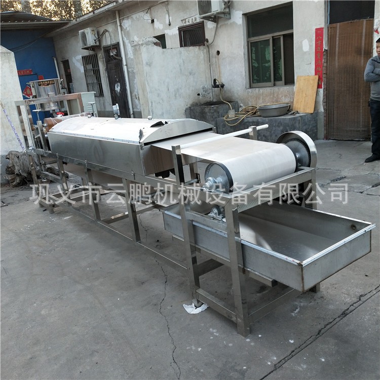 厂家批发全自动仿手工凉皮面皮机 出机自熟蒸汽式圆形擀面皮机图4