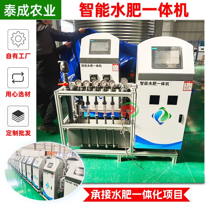 蓝莓草莓精准施肥机 高标准农田远程灌溉 10寸屏三通道水 肥一体机图2