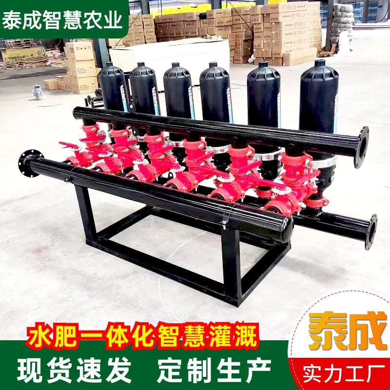 沙石叠片过滤器定制 园林绿化果园农田灌溉用 加压T型叠 片过滤器图5