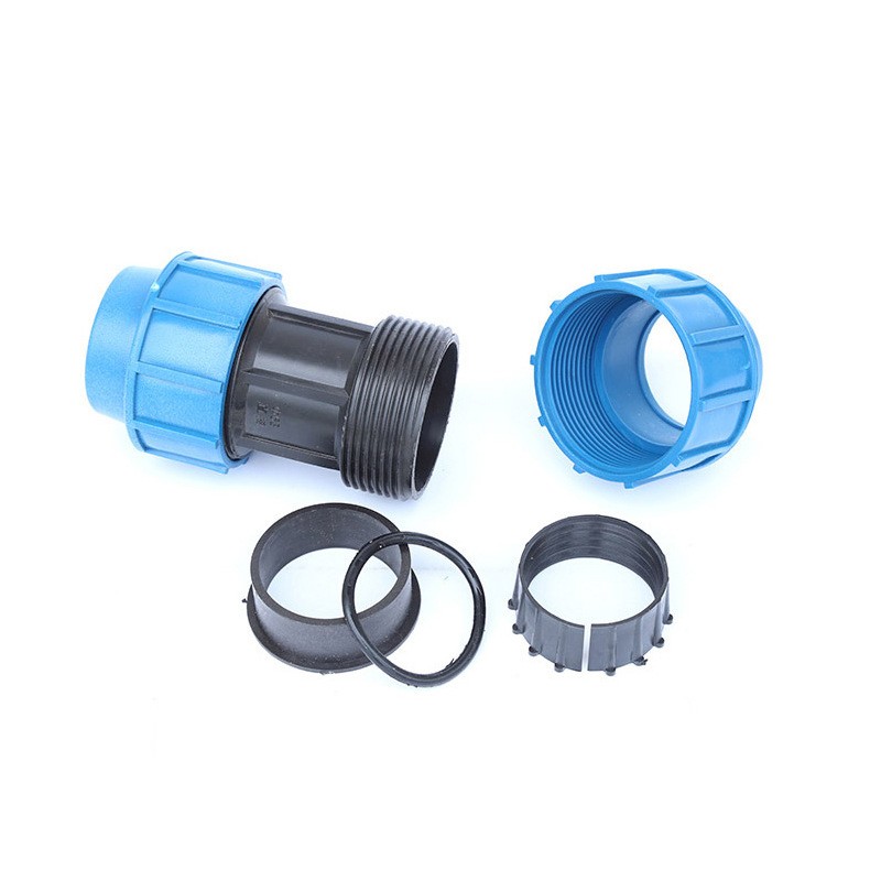 PE管快接 节水灌溉PE快速锁紧同径直接大棚温室农田盆栽 滴灌微喷图3