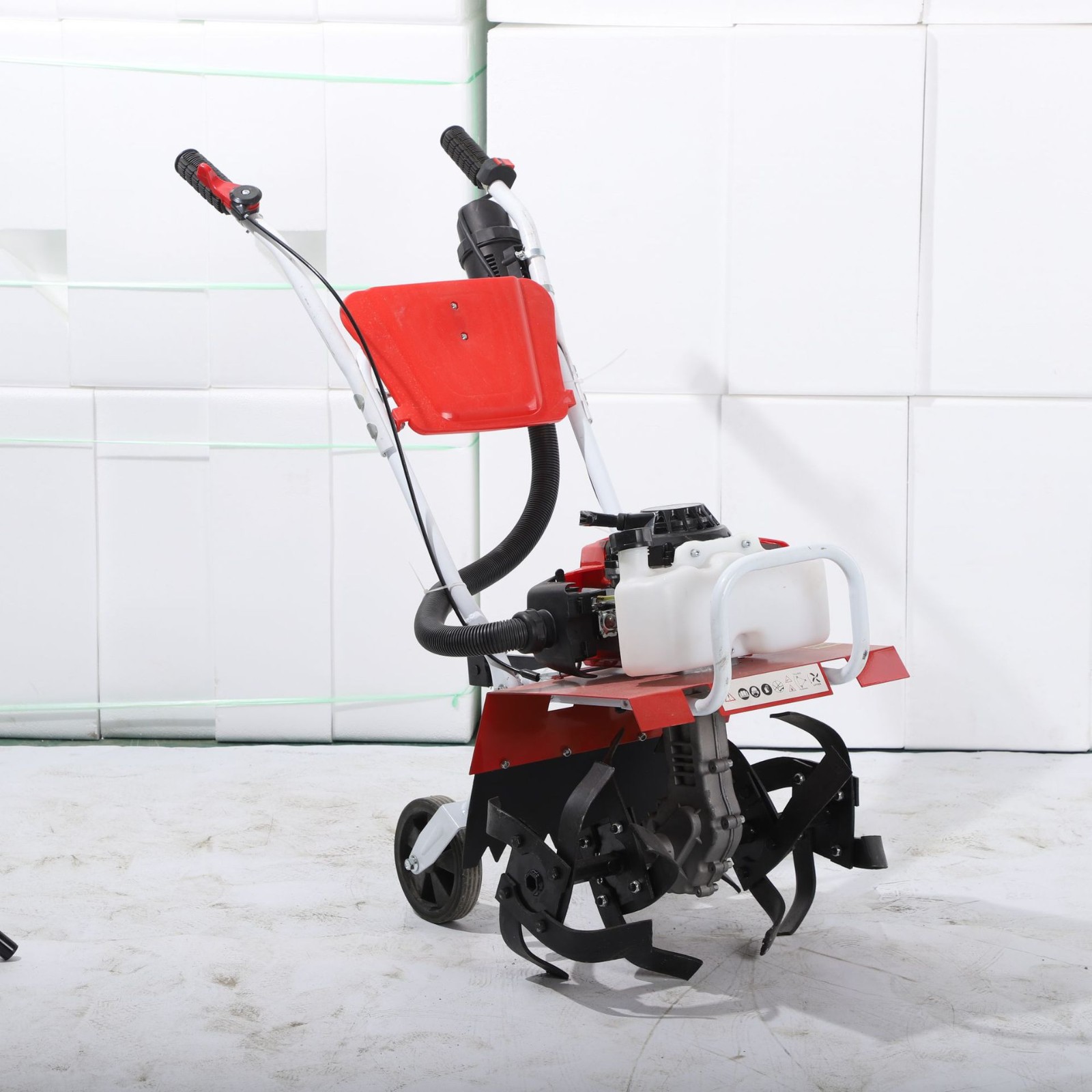 农用微耕机硬地松土开沟神器水田除草耕地机多功能翻地开荒旋耕机