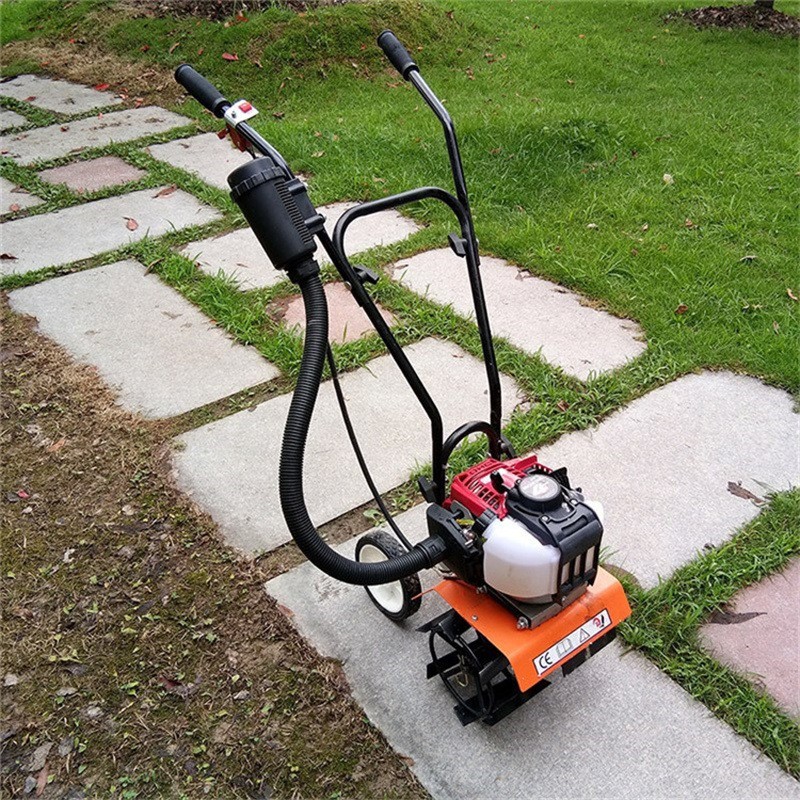 山坡地旋耕松土除草机轻便手推式小型微耕机辣椒玉米地开沟起垄机图4