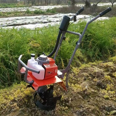 山坡地旋耕翻土犁地机多功能小型开沟机四冲程汽油旋耕机厂家现货