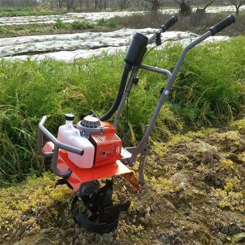 茶园小型耕地机犁田机硬地松土开沟机除草机手扶大马力汽油旋耕机图5