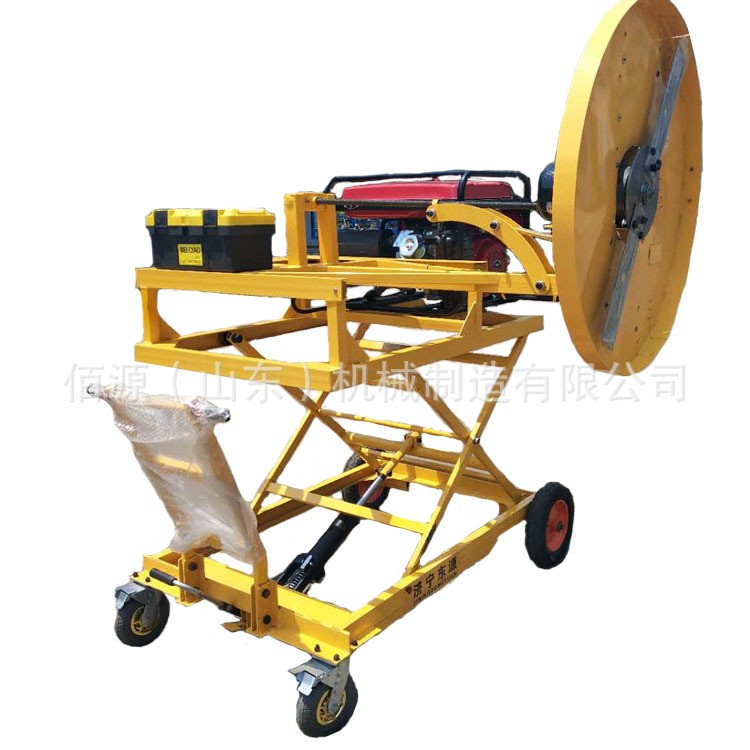 佰源手推式绿篱修剪机 多功能便携修剪机 遥控升降修剪车图5