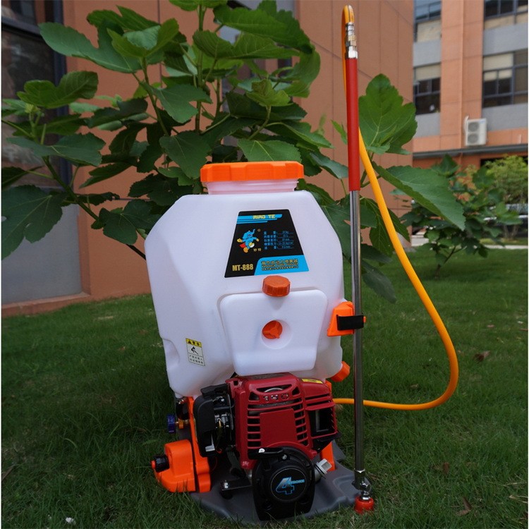 新款GX35农用四冲程背负式机动喷雾器汽油打药机高压喷药泵打药泵图2
