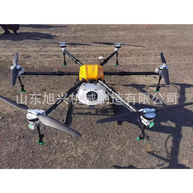 六轴植保无人机 药剂种子粉剂高空喷洒机 无人驾驶喷雾机
