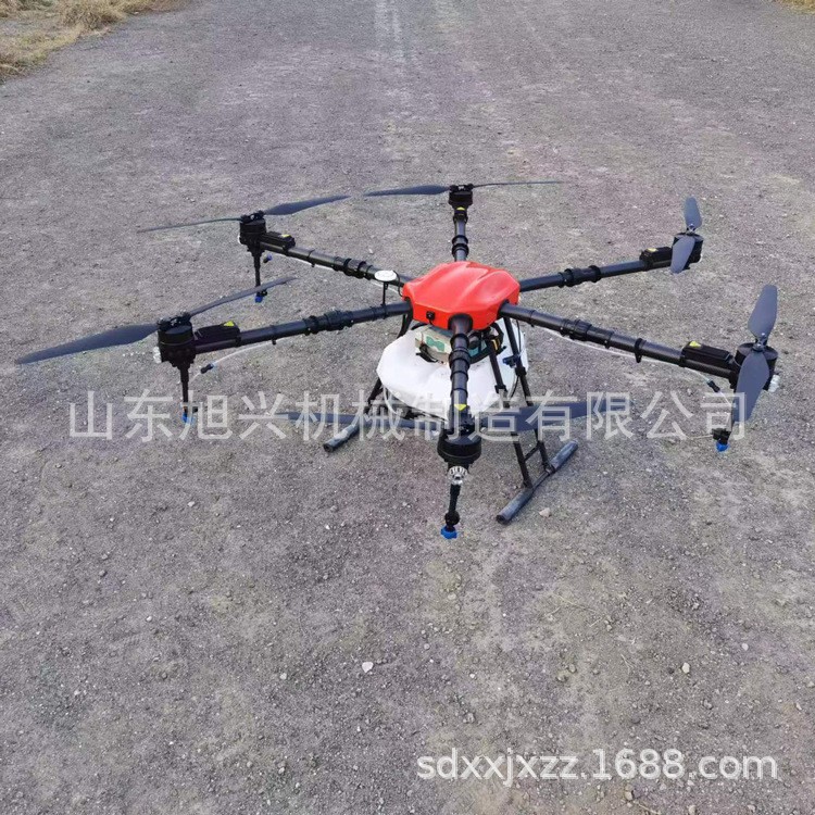 六轴植保无人机 药剂种子粉剂高空喷洒机 无人驾驶喷雾机图4
