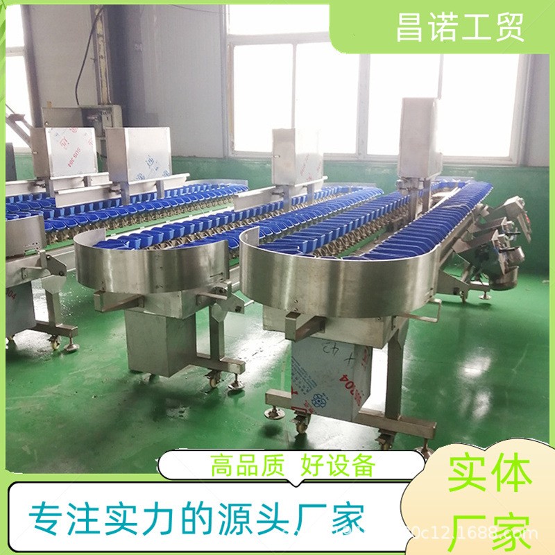 昌诺工贸大虾粉选机 秋月梨全自动选果机 鱼产品分级设备图5