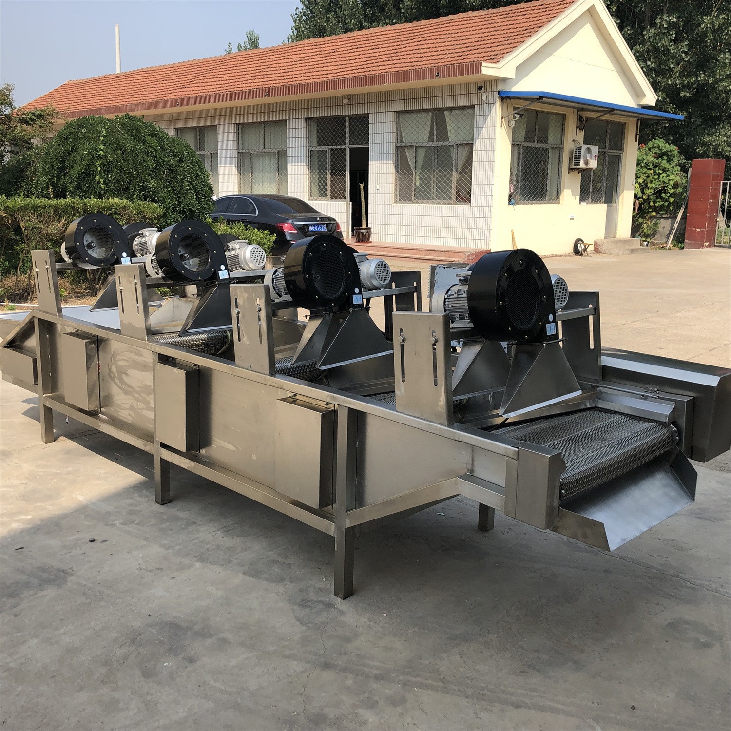 辣椒翻转式风干机 包装袋表面除水风干机 果蔬清洗风干流水线图4