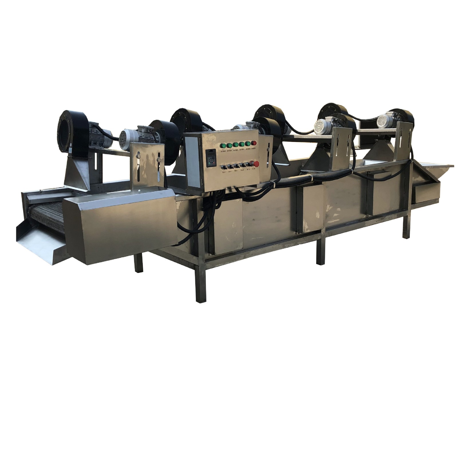 辣椒翻转式风干机 包装袋表面除水风干机 果蔬清洗风干流水线图5