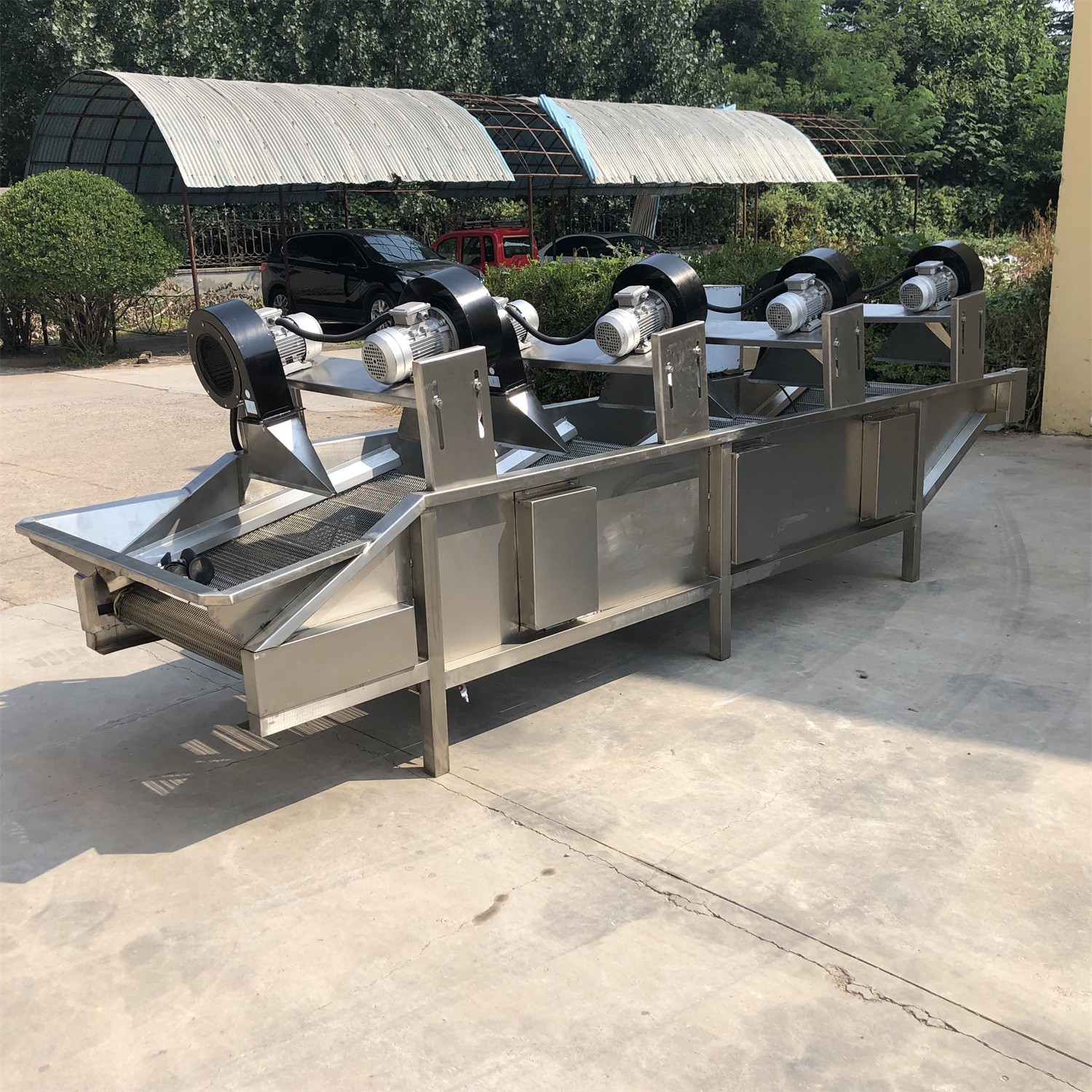 清洗风干流水线 大头菜金针菇包装袋翻转式风干机 咸菜翻转风干机图4