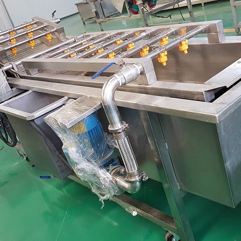 厂家定制小型果蔬气泡清洗机 预制菜中央厨房清洗设备 中药清洗机图5