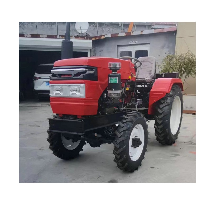 农用果园四轮拖拉机 大马力四驱旋耕机多功能微耕机厂家图5