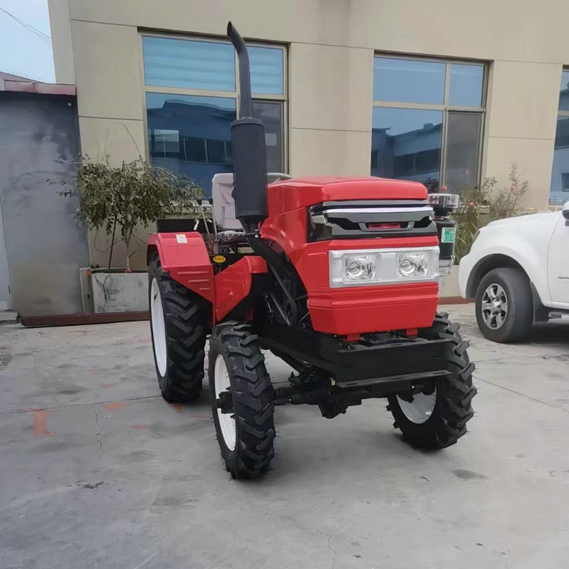 农用果园四轮拖拉机 大马力四驱旋耕机多功能微耕机厂家图2