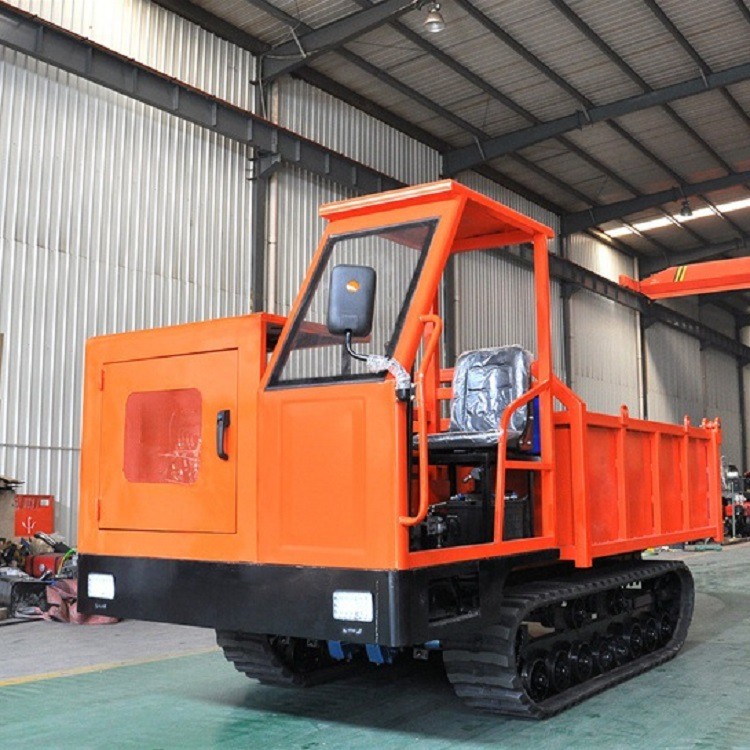 山地筑路用履带运输车 小型履带自卸车 6吨座驾式爬山虎厂家图2