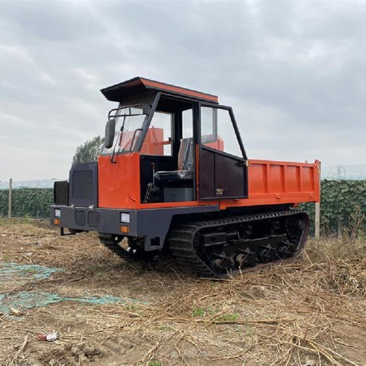 建筑工程用履带运输车 8吨履带自卸车 可加装吊具简单易操作图3