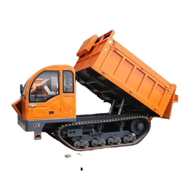 建筑工程用履带运输车 8吨履带自卸车 可加装吊具简单易操作图5