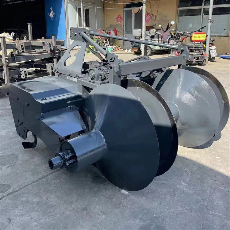 一次成型草莓开沟四轮带动起垄机 蔬菜大棚整地械旋耕开沟起垄机图2