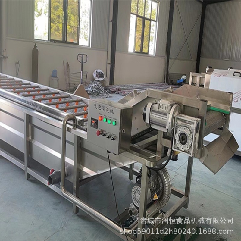 果蔬气泡清洗机 水果蔬菜清洗设备 全自动大型商用全自动洗菜机器图5