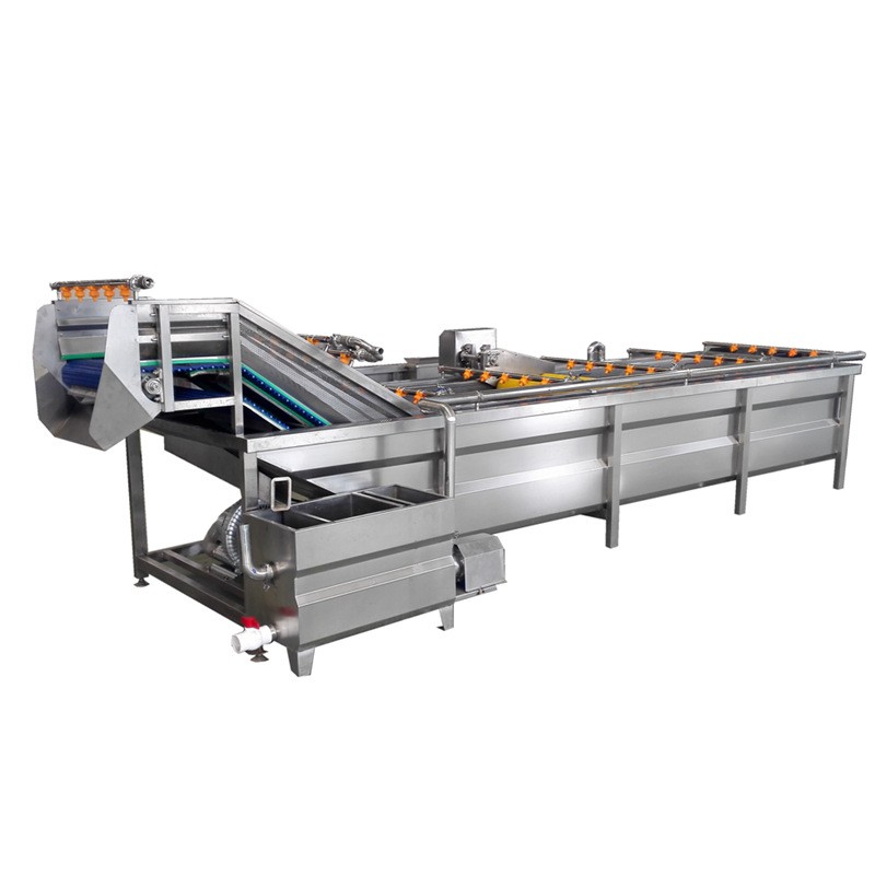 菌菇类山野菜喷淋气泡清洗加工流水线 软包装袋洗袋烘干机 松石图4