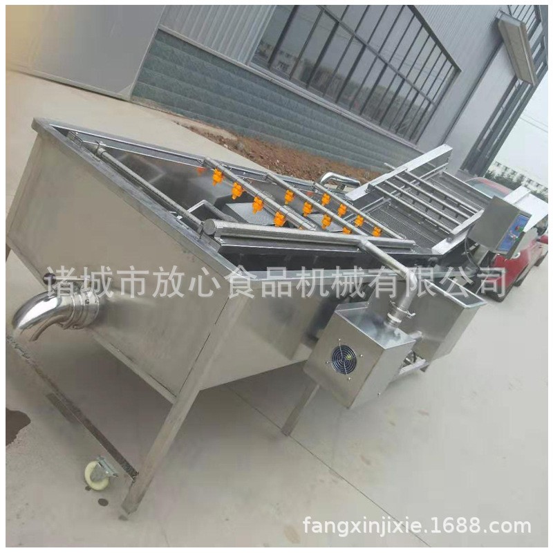 大型蔬菜清洗机 全自动不锈钢气泡清洗机 多功能果蔬喷淋式洗菜机图2