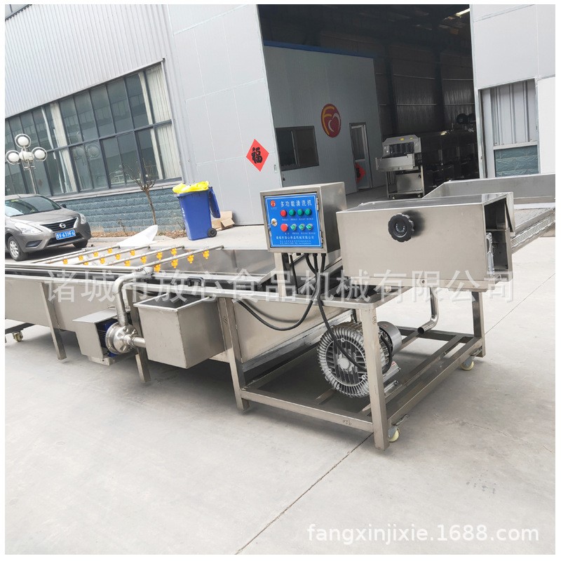 大型蔬菜清洗机 全自动不锈钢气泡清洗机 多功能果蔬喷淋式洗菜机图4