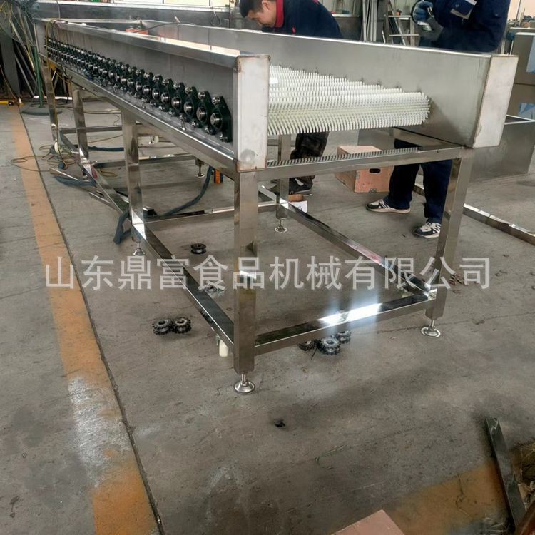牡蛎毛辊清洗机全自动不锈钢毛辊清洗机大姜根茎类蔬菜毛刷清洗机图4