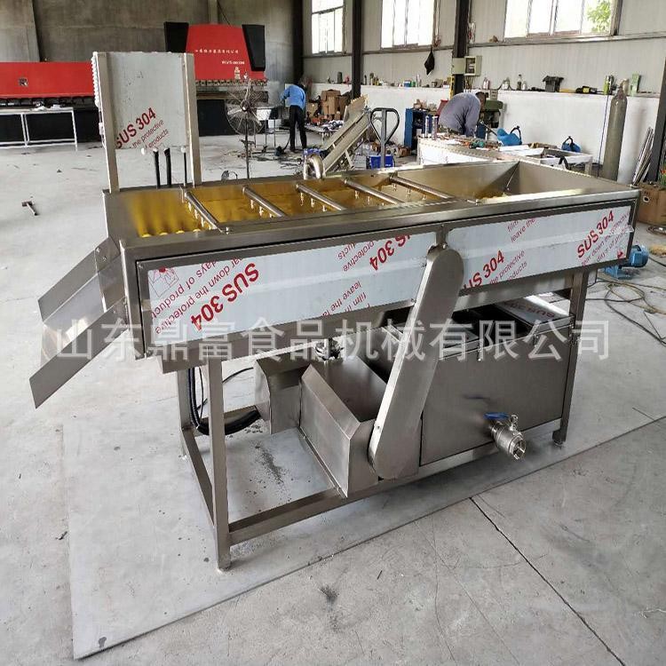 全自动平行毛辊清洗机 生蚝扇贝高压清洗机 海产品清洗成套设备图4