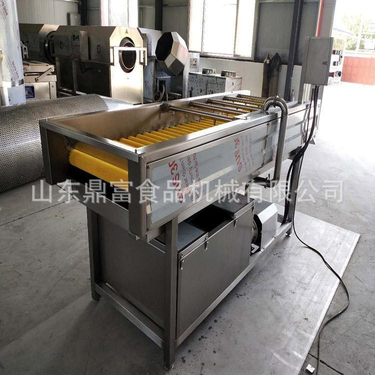 全自动平行毛辊清洗机 生蚝扇贝高压清洗机 海产品清洗成套设备图3