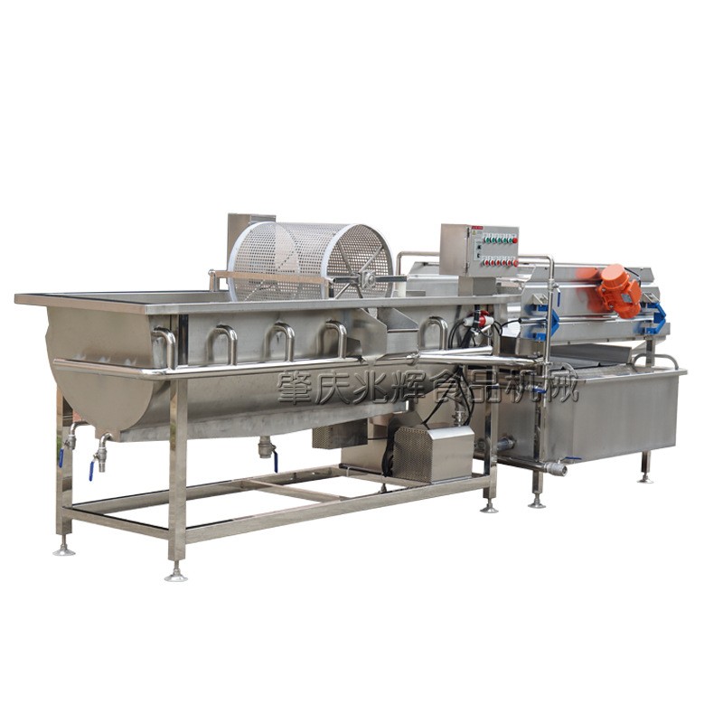涡流洗菜机 厂家自产大型鼓泡旋流水式大型洗菜机 供应蔬果清洗机图5