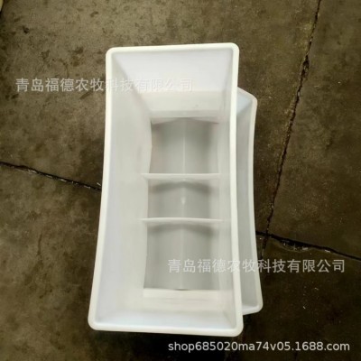 PP白色鸭料箱 纯原料肉鸭料箱 塑料鸡鸭鹅料箱 优品鸭槽