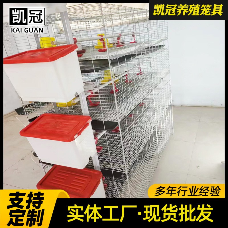 立体育雏鸡笼四层小鸡笼子小面积鸡舍养殖设备加粗加密育雏饲养笼图4
