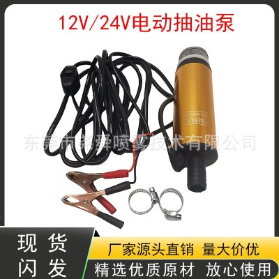 电动抽油泵12V24伏220V柴油汽油通用油抽子抽水泵小型抽油神器